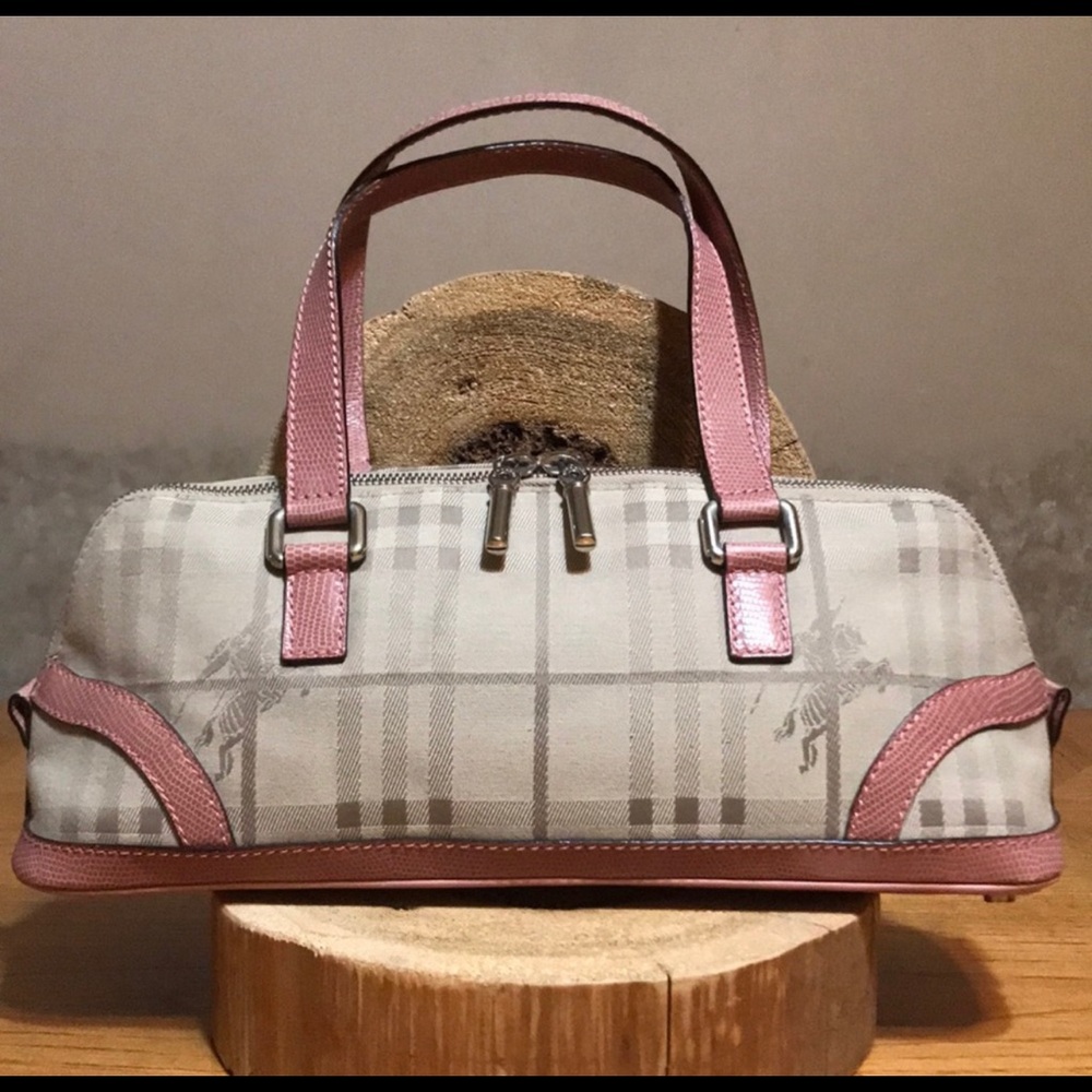 RARE BURBERRY Nova Check London Satchel